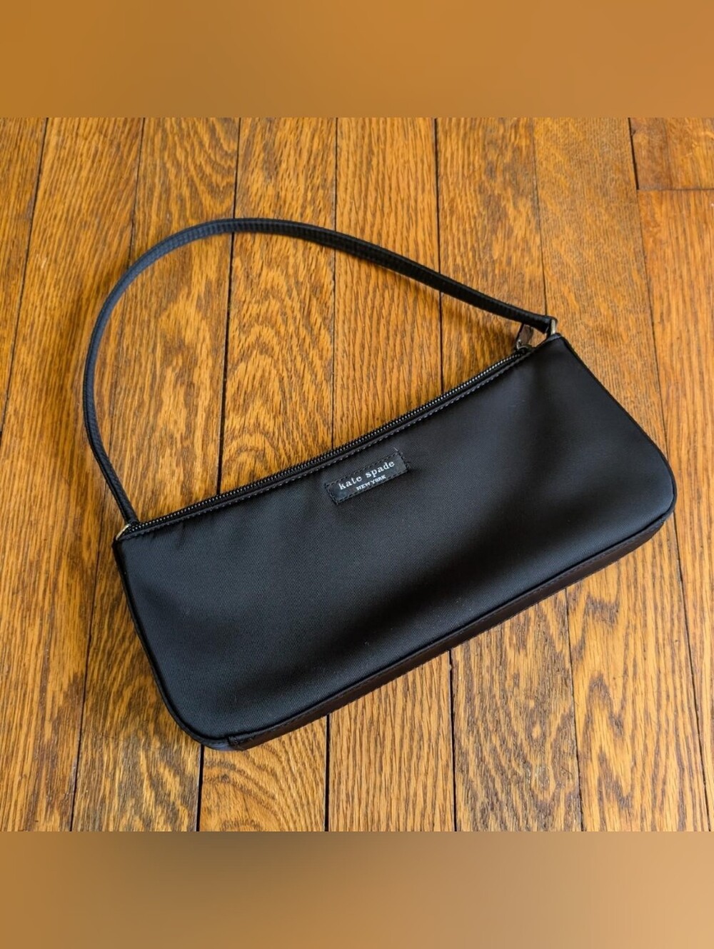 Vintage '90s Y2K Kate Spade Mini Nylon Baguette Bag Purse